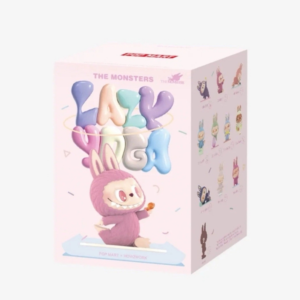 Authentic Pop Mart Labubu The Monsters Lazy Yoga Blind Box Sealed
